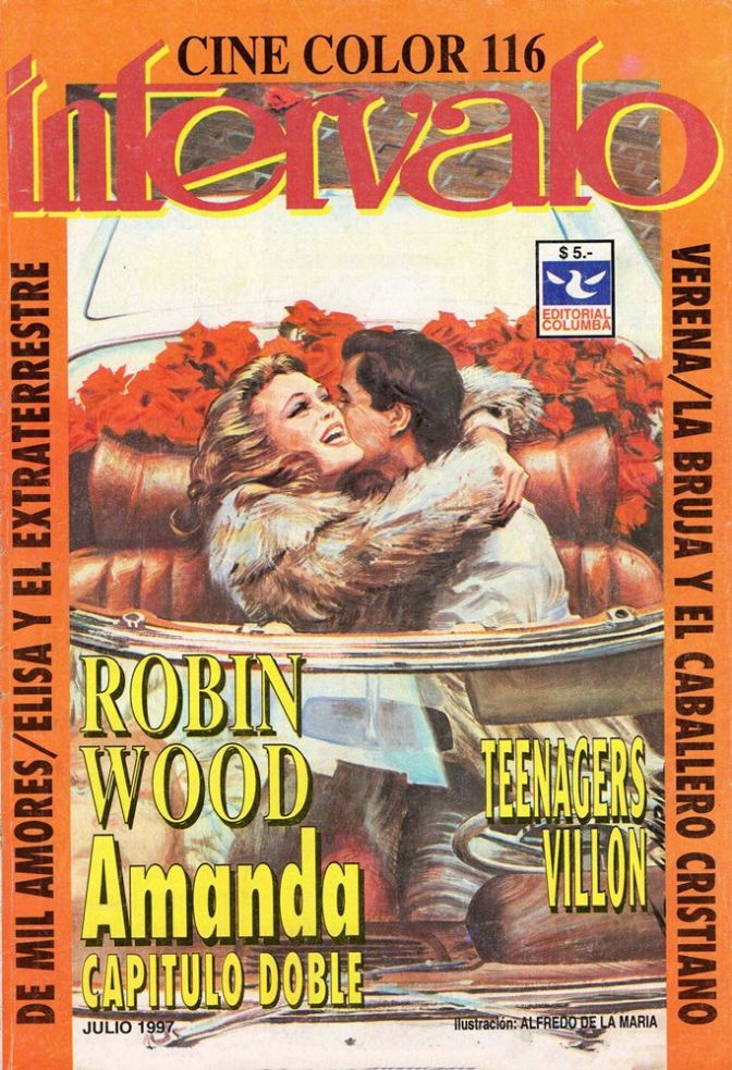 INTERVALO CINE COLOR magazine side cover Issue 116  July 1997