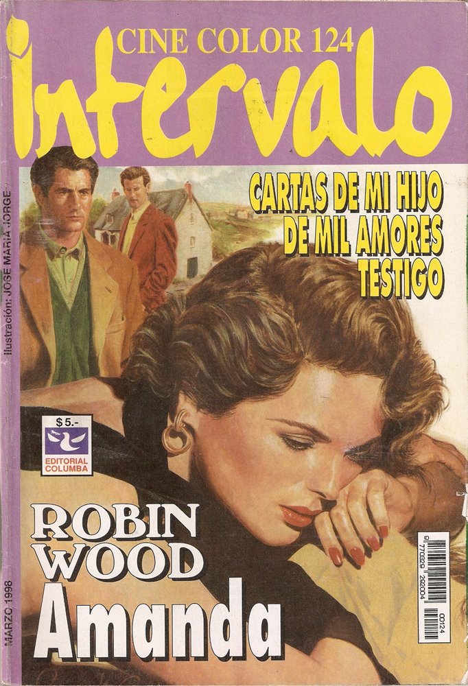 INTERVALO CINE COLOR magazine side cover Issue 124  March 1998