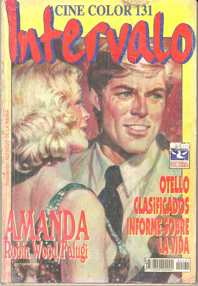 INTERVALO CINE COLOR magazine side cover Issue 131  October 1998
