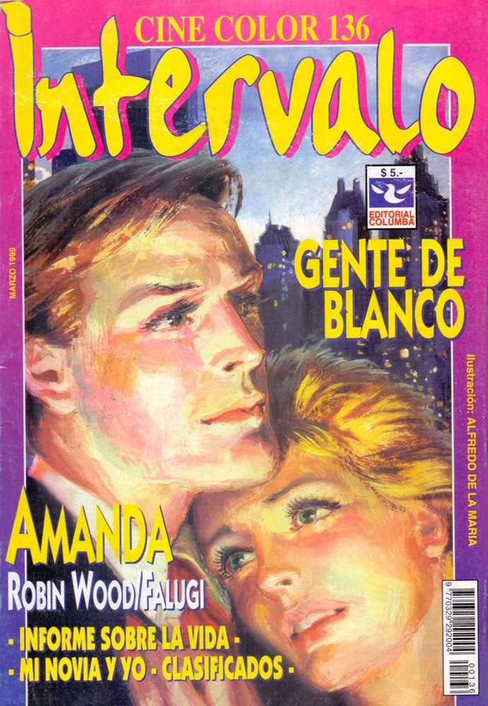 INTERVALO CINE COLOR magazine side cover Issue 136  March 1999