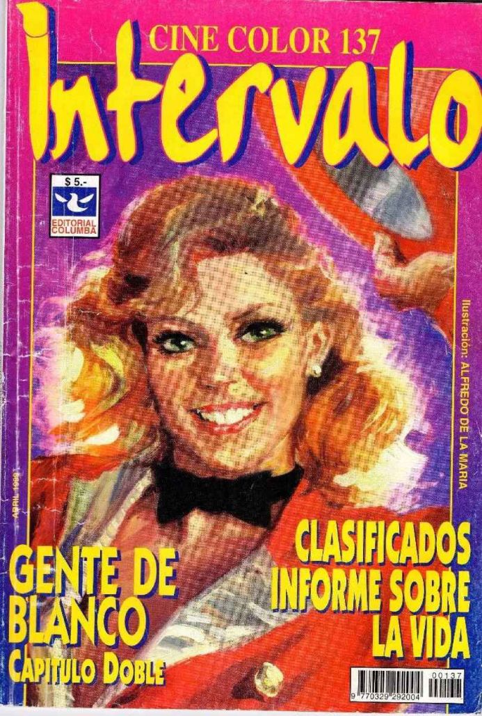 INTERVALO CINE COLOR magazine side cover Issue 137  April 1999