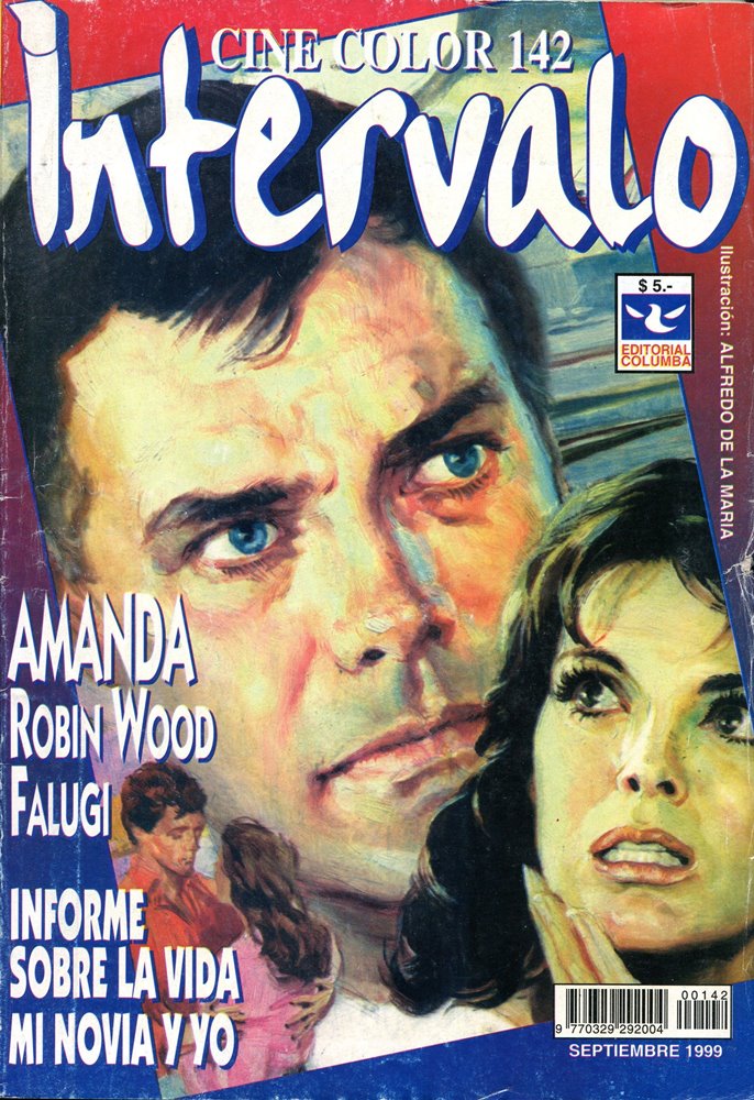 INTERVALO CINE COLOR magazine side cover Issue 142  September 1999