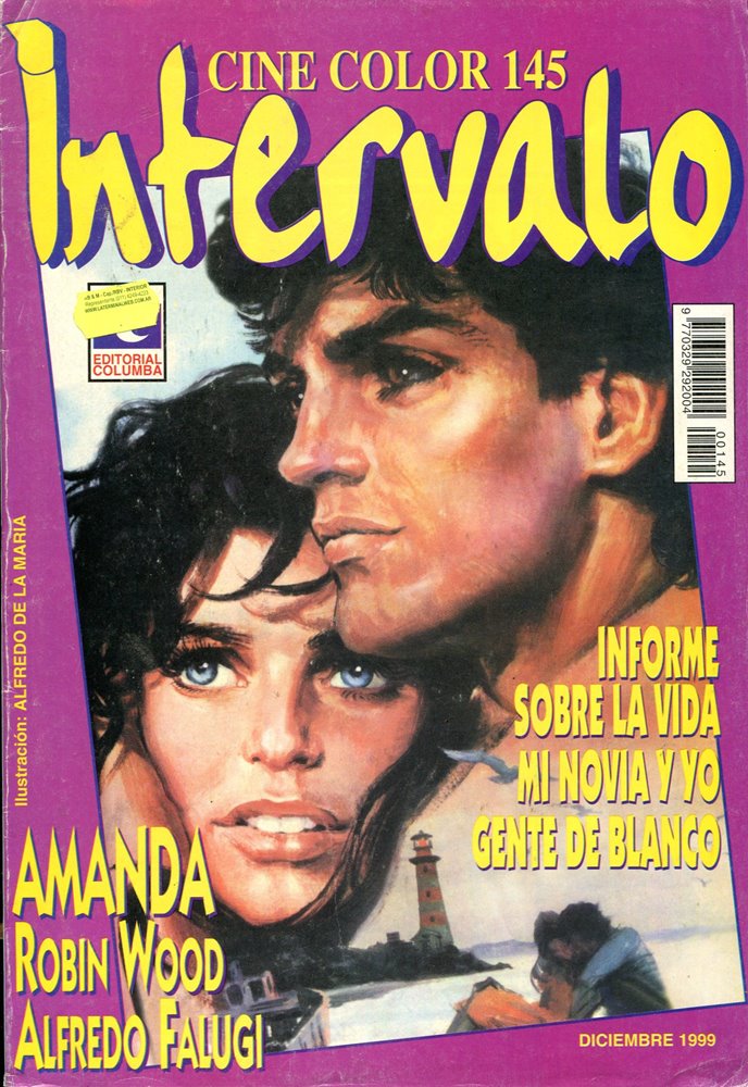 INTERVALO CINE COLOR magazine side cover Issue 145  December 1999