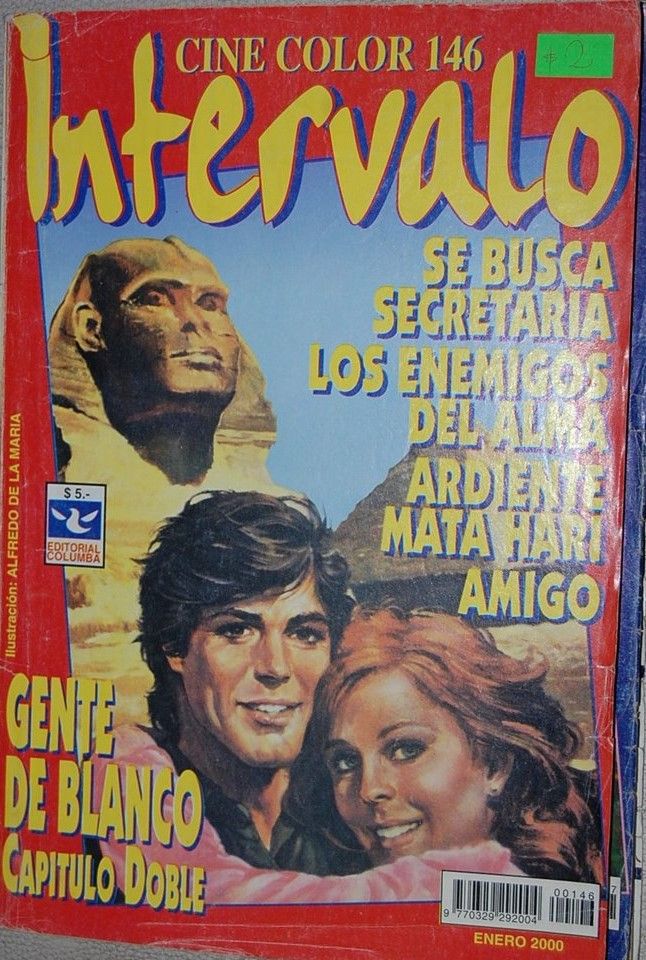 INTERVALO CINE COLOR magazine side cover Issue 146  January 2000