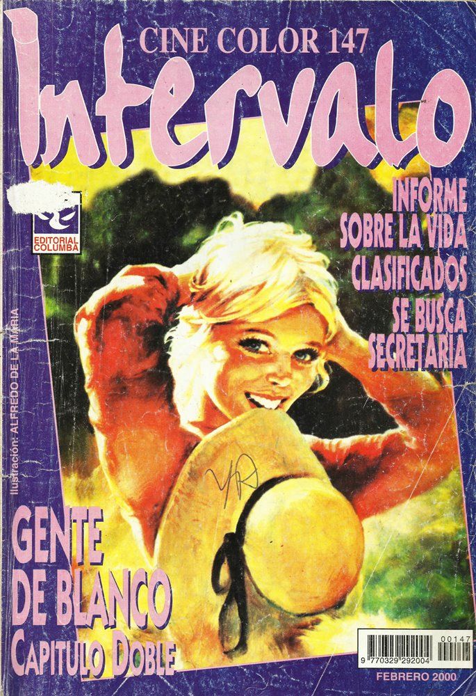 INTERVALO CINE COLOR magazine side cover Issue 147  February 2000