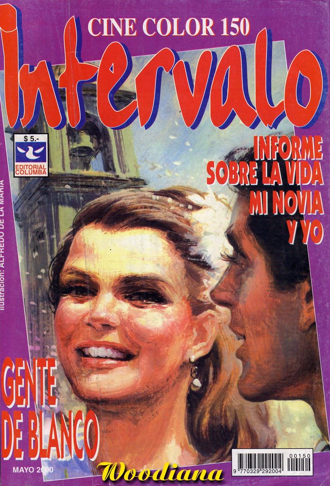 INTERVALO CINE COLOR magazine side cover Issue 150  May 2000
