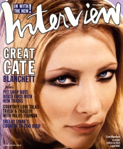 INTERVIEW magazine side cover January 2000