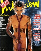 INTERVIEW magazine side cover March 2000