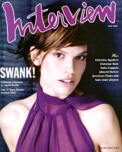 INTERVIEW magazine side cover April 2000