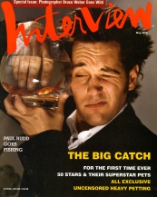 INTERVIEW magazine side cover May 2000