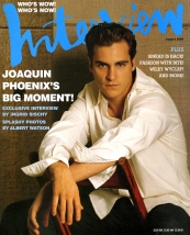 INTERVIEW magazine side cover August 2000