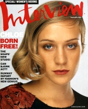 INTERVIEW magazine side cover September 2000
