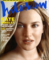 INTERVIEW magazine side cover November 2000
