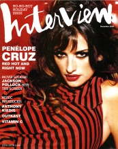 INTERVIEW magazine side cover December 2000