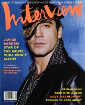 INTERVIEW magazine side cover January 2001