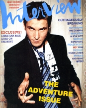INTERVIEW magazine side cover February 2001