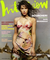 INTERVIEW magazine side cover June 2001