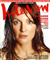 INTERVIEW magazine side cover January 2002