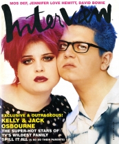 INTERVIEW magazine side cover June 2002