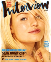 INTERVIEW magazine side cover July 2002