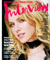 INTERVIEW magazine side cover September 2002