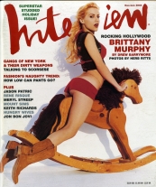INTERVIEW magazine side cover January 2003