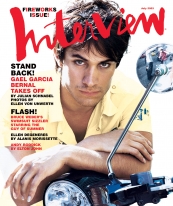 INTERVIEW magazine side cover July/August 2003