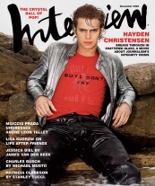 INTERVIEW magazine side cover November 2003