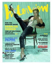 INTERVIEW magazine side cover March 2004