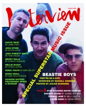 INTERVIEW magazine side cover August 2004
