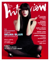 INTERVIEW magazine side cover September 2004