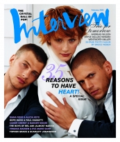 INTERVIEW magazine side cover February 2005
