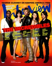 INTERVIEW magazine side cover October 2005
