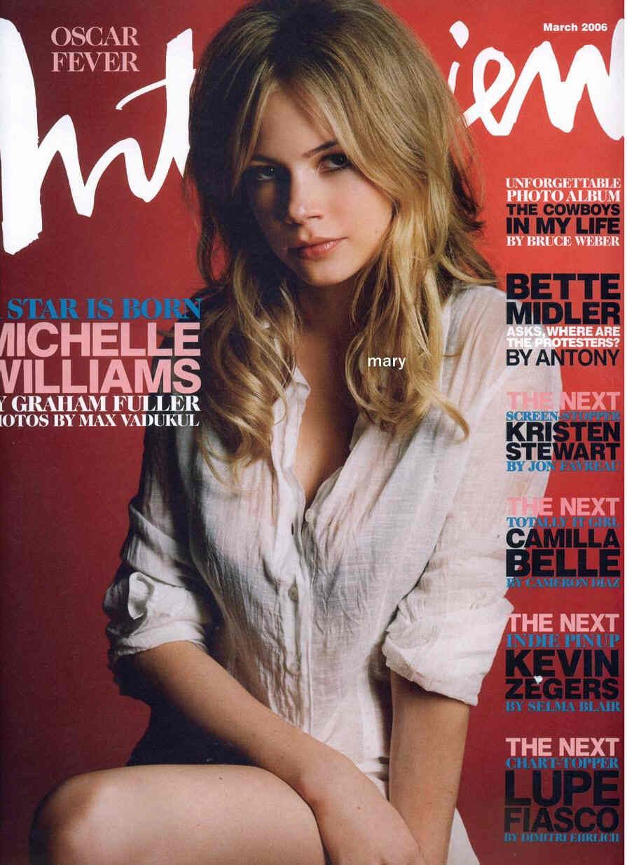 INTERVIEW magazine side cover March 2006