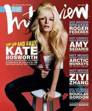 INTERVIEW magazine side cover July 2006