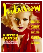 INTERVIEW magazine side cover September 2006