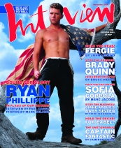 INTERVIEW magazine side cover November 2006