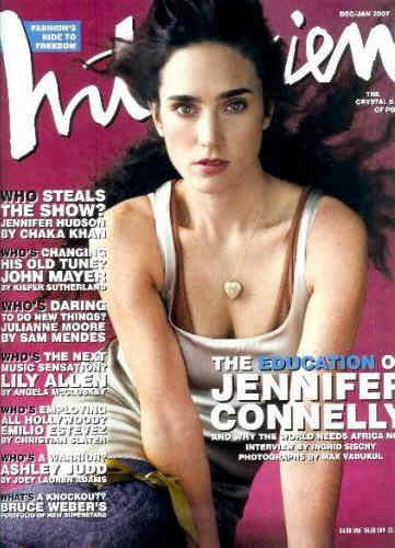 INTERVIEW magazine side cover December 2006