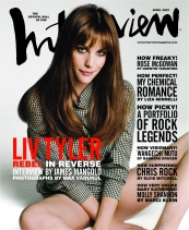 INTERVIEW magazine side cover April 2007
