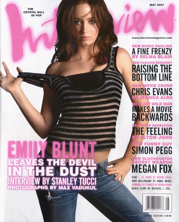 INTERVIEW magazine side cover May 2007
