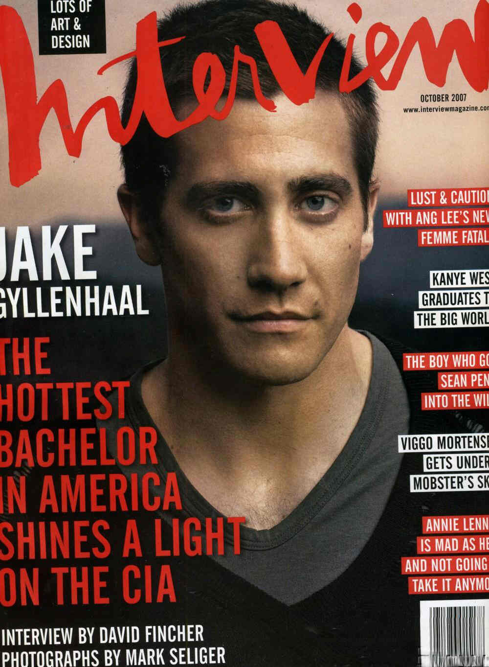 INTERVIEW magazine side cover October 2007