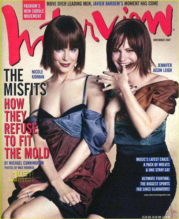 INTERVIEW magazine side cover November 2007
