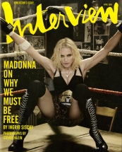 INTERVIEW magazine side cover April 2008