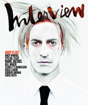 INTERVIEW magazine side cover June/July 2008