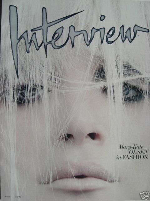 INTERVIEW magazine side cover March 2009