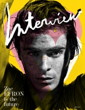 INTERVIEW magazine side cover April 2009