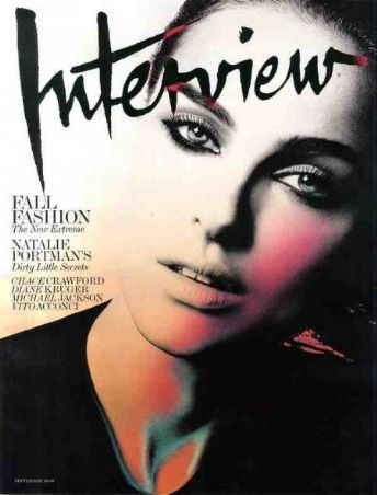 INTERVIEW magazine side cover September 2009