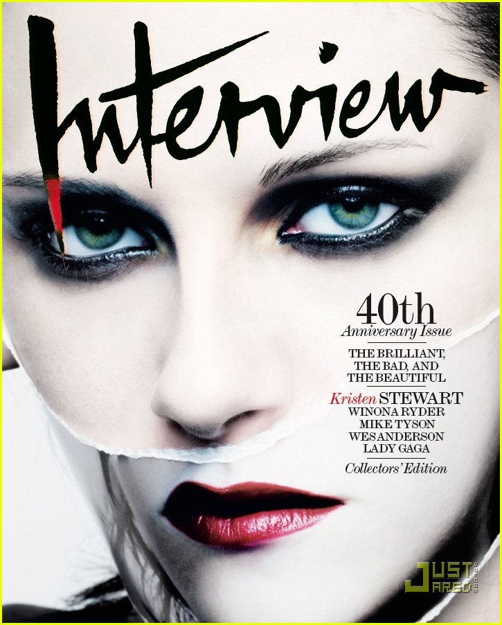 INTERVIEW magazine side cover October/November 2009