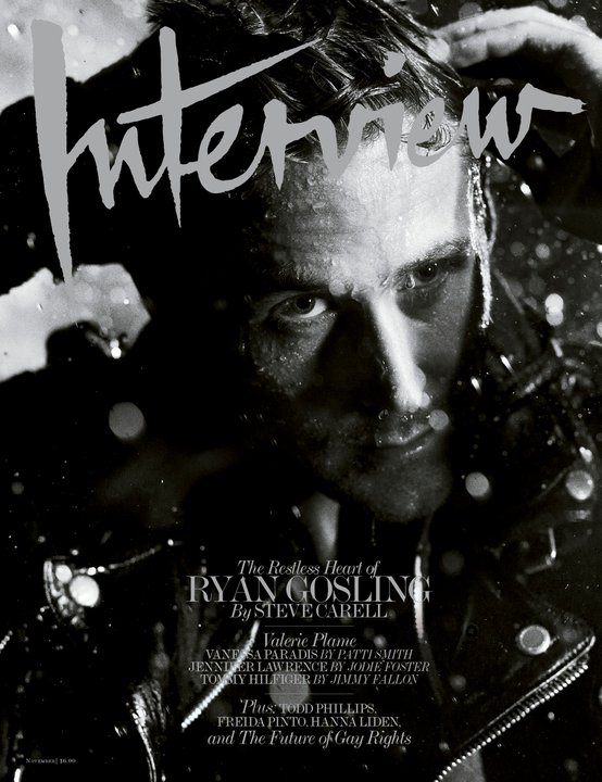 INTERVIEW magazine side cover November 2010