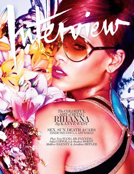 INTERVIEW magazine side cover December 2010